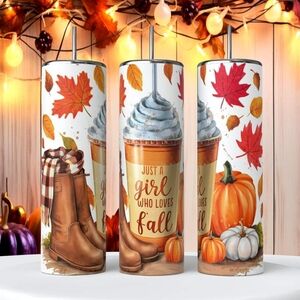 Just a girl who loves fall 20oz Tumbler